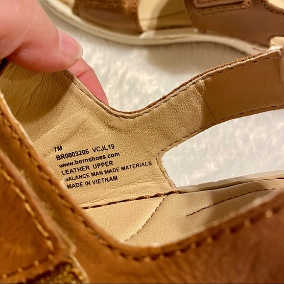 Born Women’s Lot Leather Sandals in Cognac - Picture 10 of 10